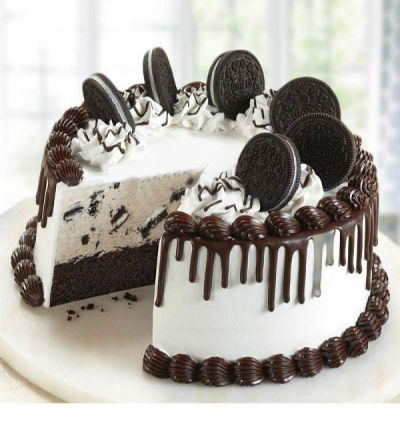 Chocolate cookies and cream cake, 2 lb