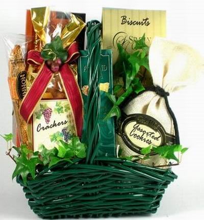 Basket of Cookies, Crackers, Bread pack, Almond Cookies, Assorted Cookies,