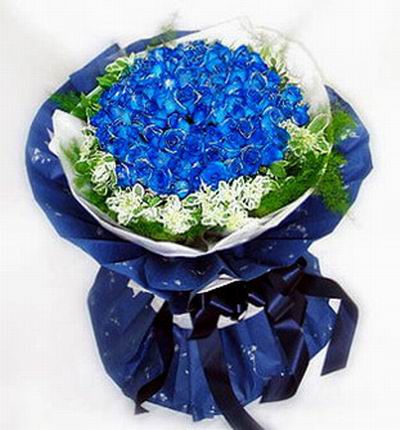 99 blue Roses.