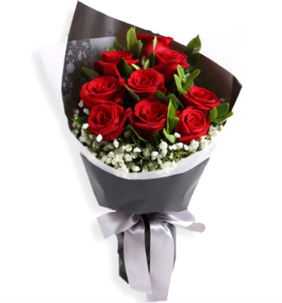 9 Roses bouquet