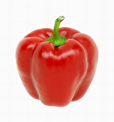 3 Red Bell Peppers.