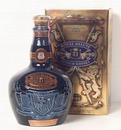 1 bottle of Chivas Scotch Whiskey (70cl or 700ml)  21 year. 
