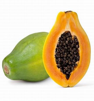 2 Papayas.