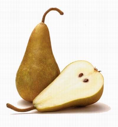 3 Brown Pears.