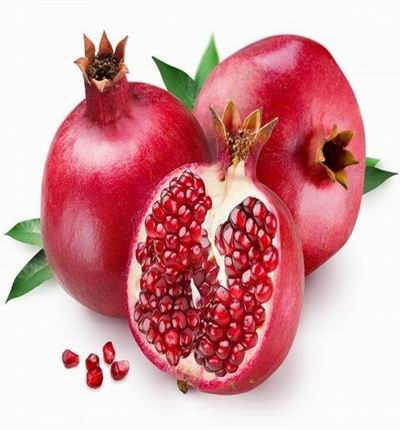 2 Pomegranates.